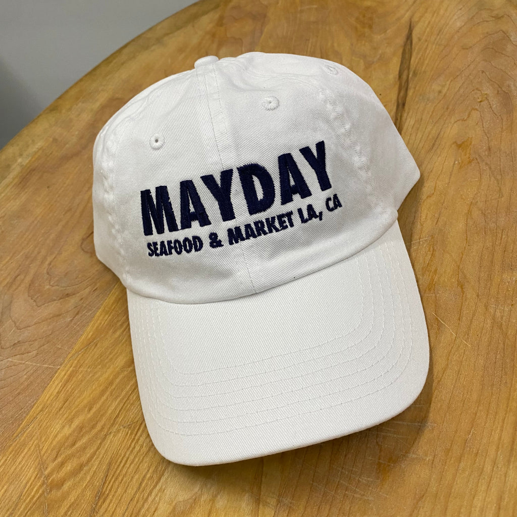 MAYDAY Cap (White/Navy)